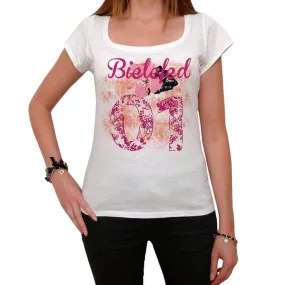 01, Bielefed, Women's Short Sleeve Round Neck T-shirt 00008