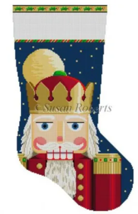 0107 Nutcracker Face Stocking