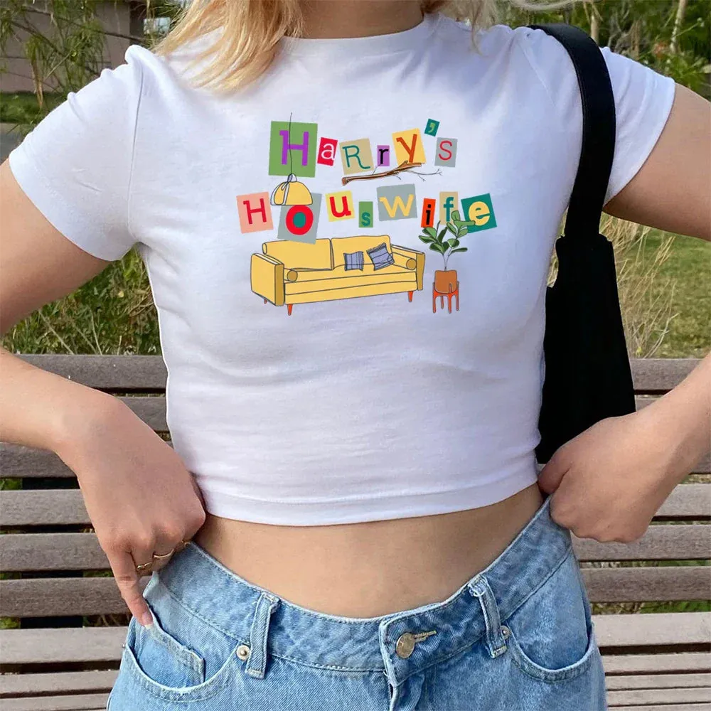 2024 Harry's House Y2K Crop Baby Tee for Women