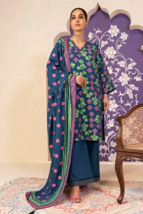 3 Pc Jacquard Suit With Jacquard Dupatta