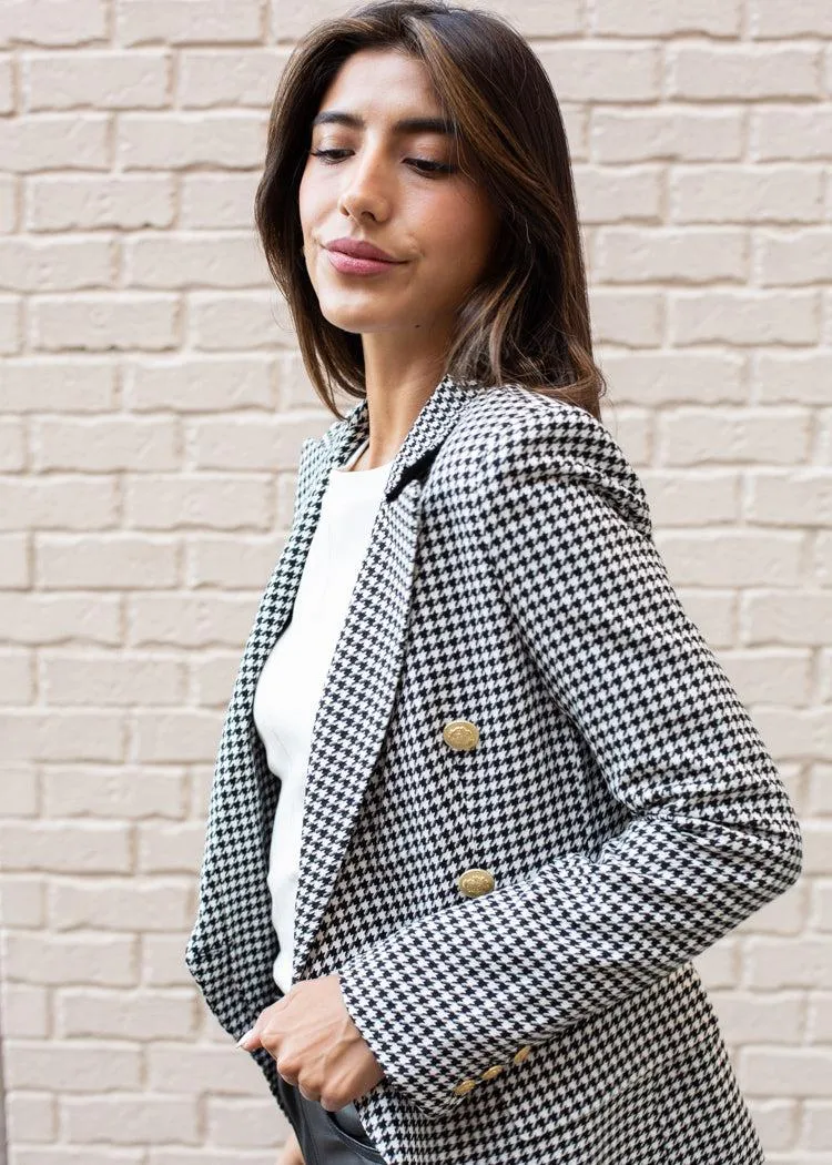 BB Dakota x Steve Madden Naomi Houndstooth Blazer ***FINAL SALE***