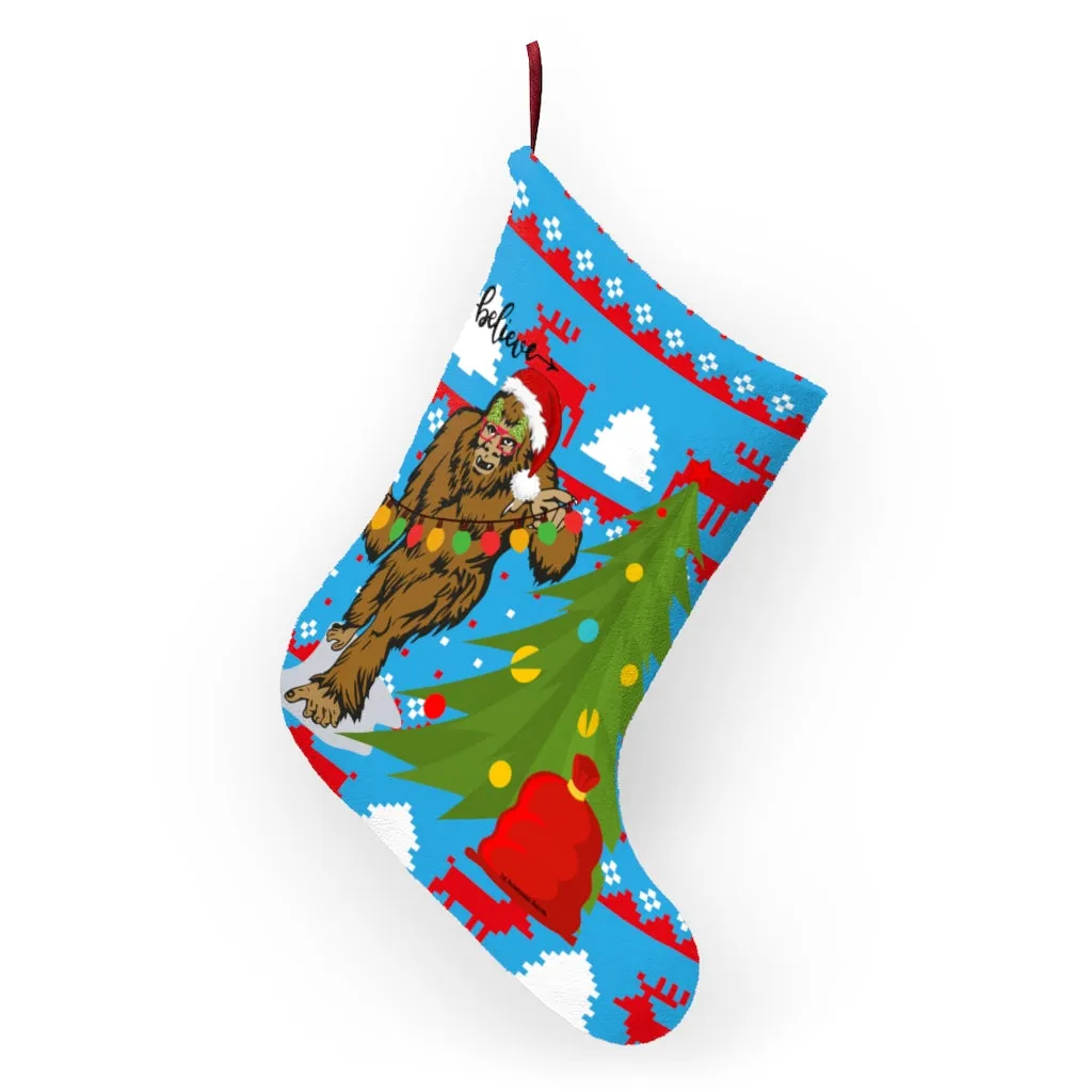 Bigfoot Christmas Stocking