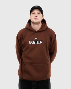 Butter Goods Lock Pullover Hood - Brown