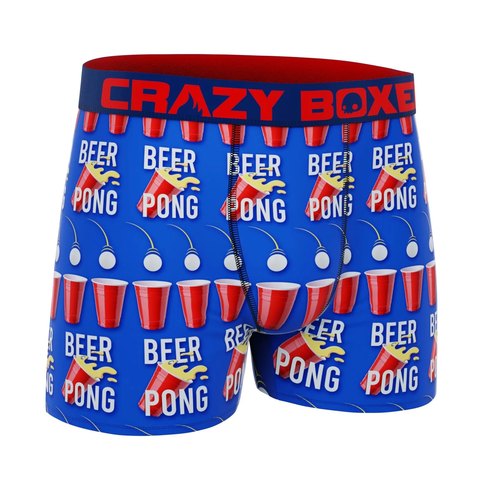 CRAZYBOXER Beer Men's Boxer Briefs