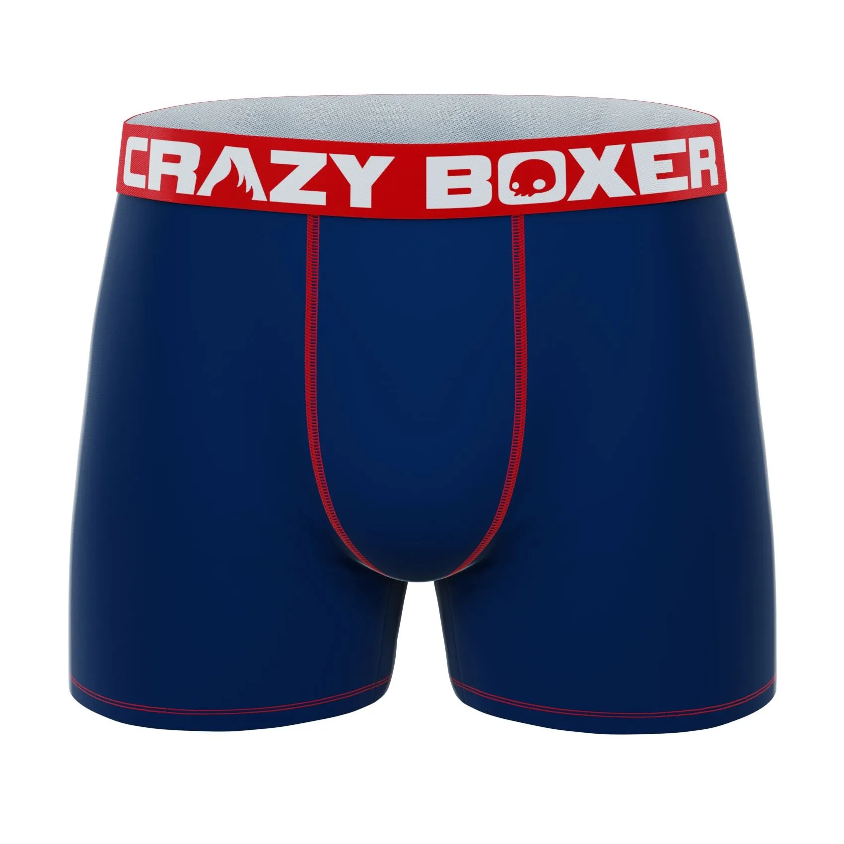 CRAZYBOXER Bud Light Can Logo Men's Boxer Briefs (3 pack)