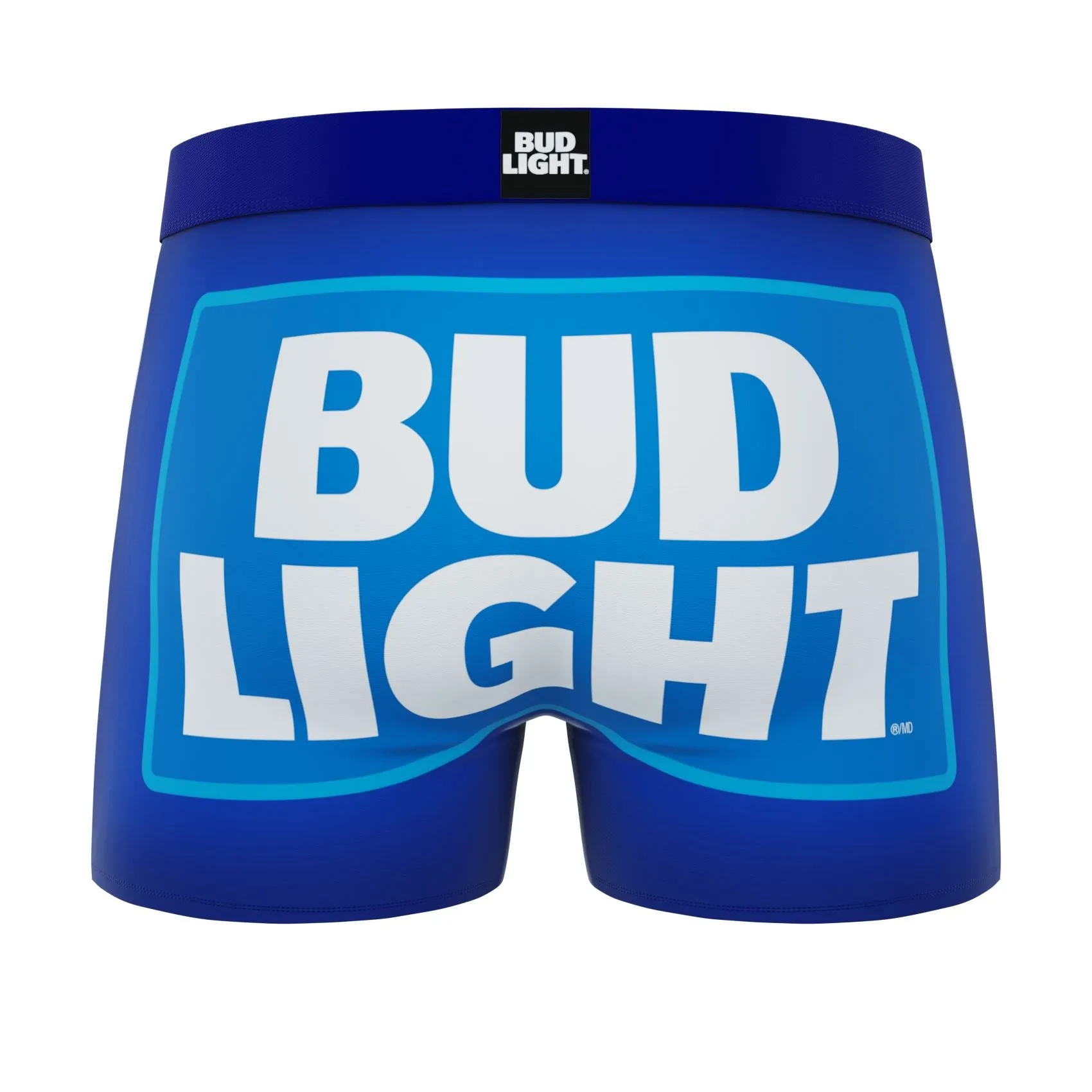 CRAZYBOXER Bud Light Can Logo Men's Boxer Briefs (3 pack)