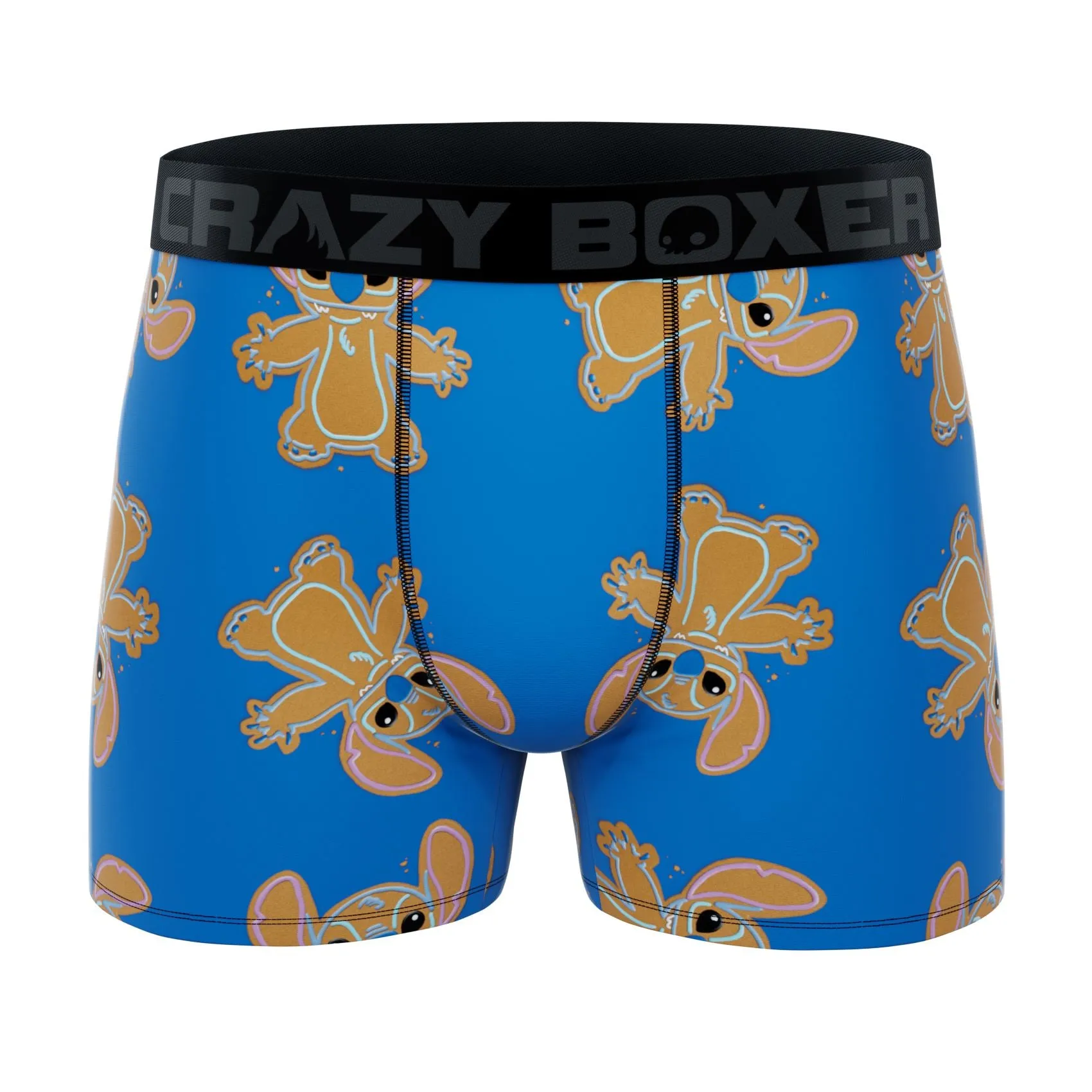 CRAZYBOXER Disney Lilo&Stitch Xmas Men's Boxer Briefs (3 Pack)