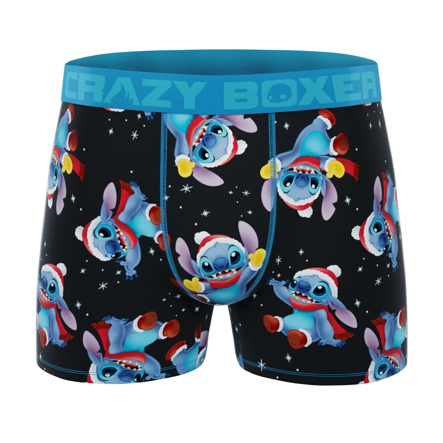 CRAZYBOXER Disney Lilo&Stitch Xmas Men's Boxer Briefs (3 Pack)