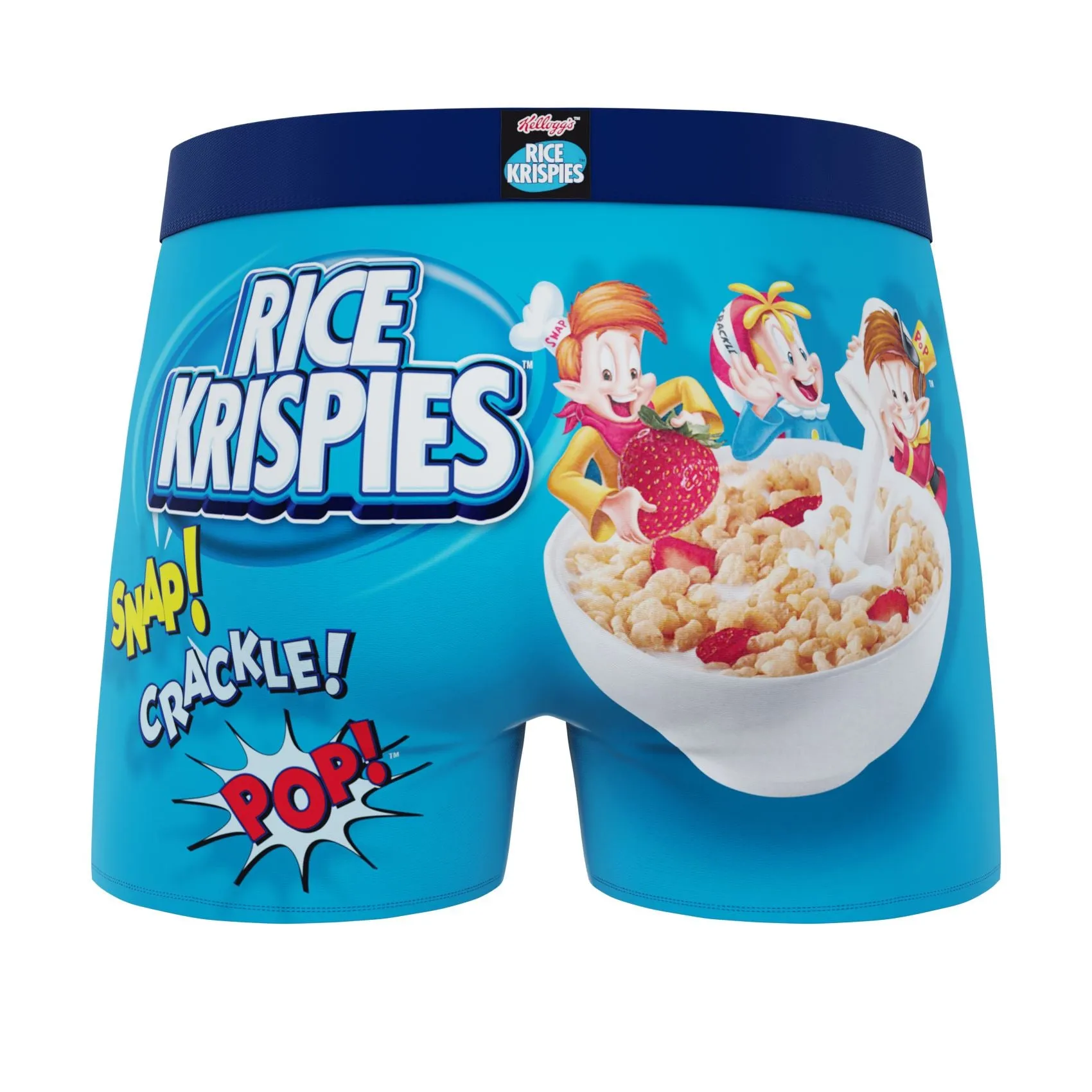 CRAZYBOXER Kellogg's Rice Krispies Cereal Box Men's Boxer Briefs