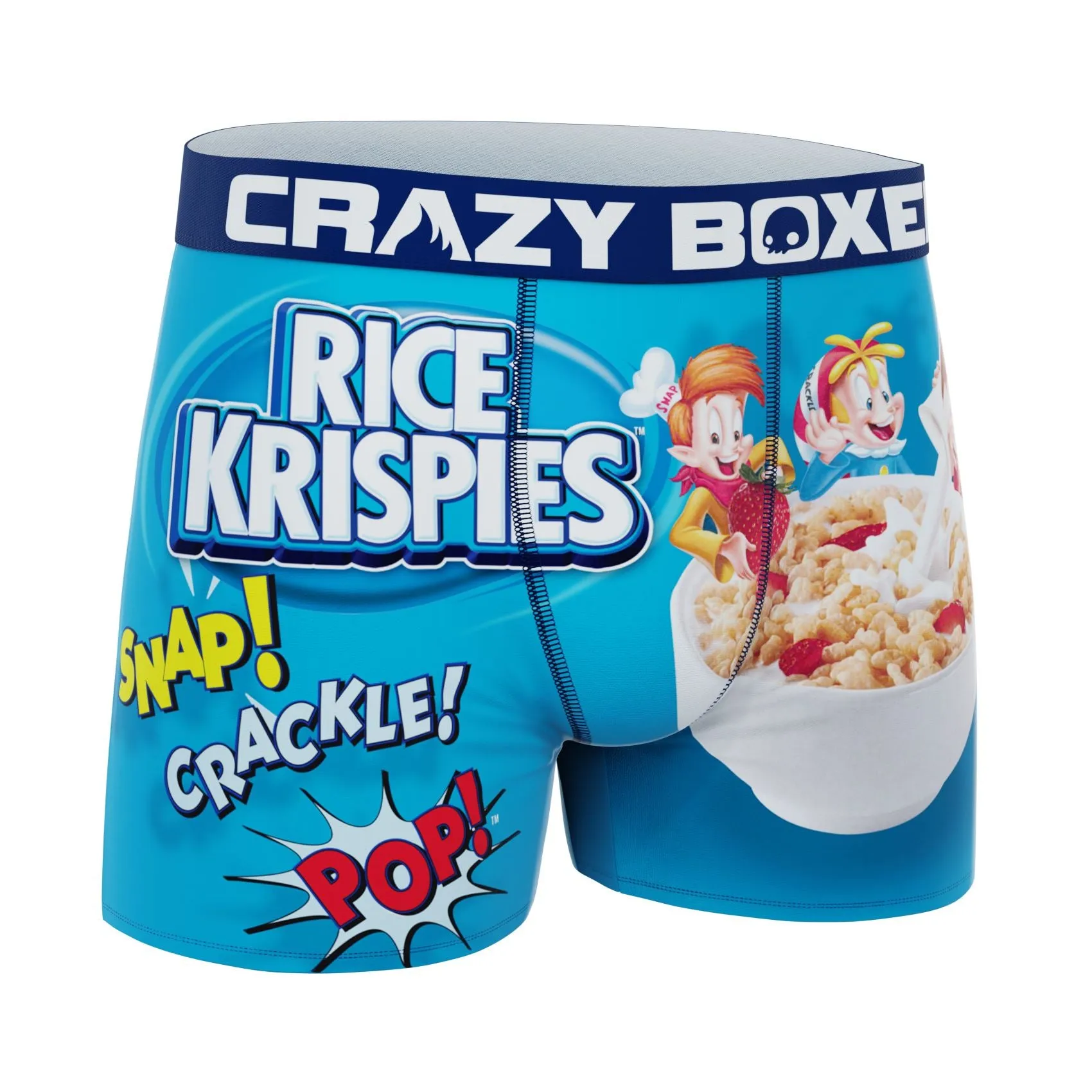 CRAZYBOXER Kellogg's Rice Krispies Cereal Box Men's Boxer Briefs