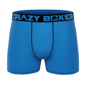 CRAZYBOXER Premium Uni Blue Men's Boxer Briefs