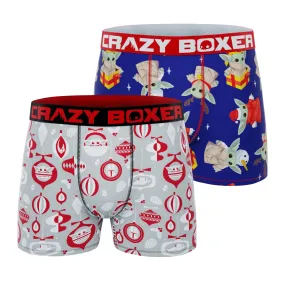 CRAZYBOXER The Mandalorian Holidays Men's Boxer Briefs (2 pack)