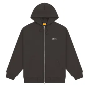 Cursive Zip Hoodie