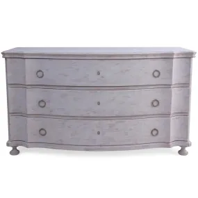 Dreamy Aged Gray Gesso Chest