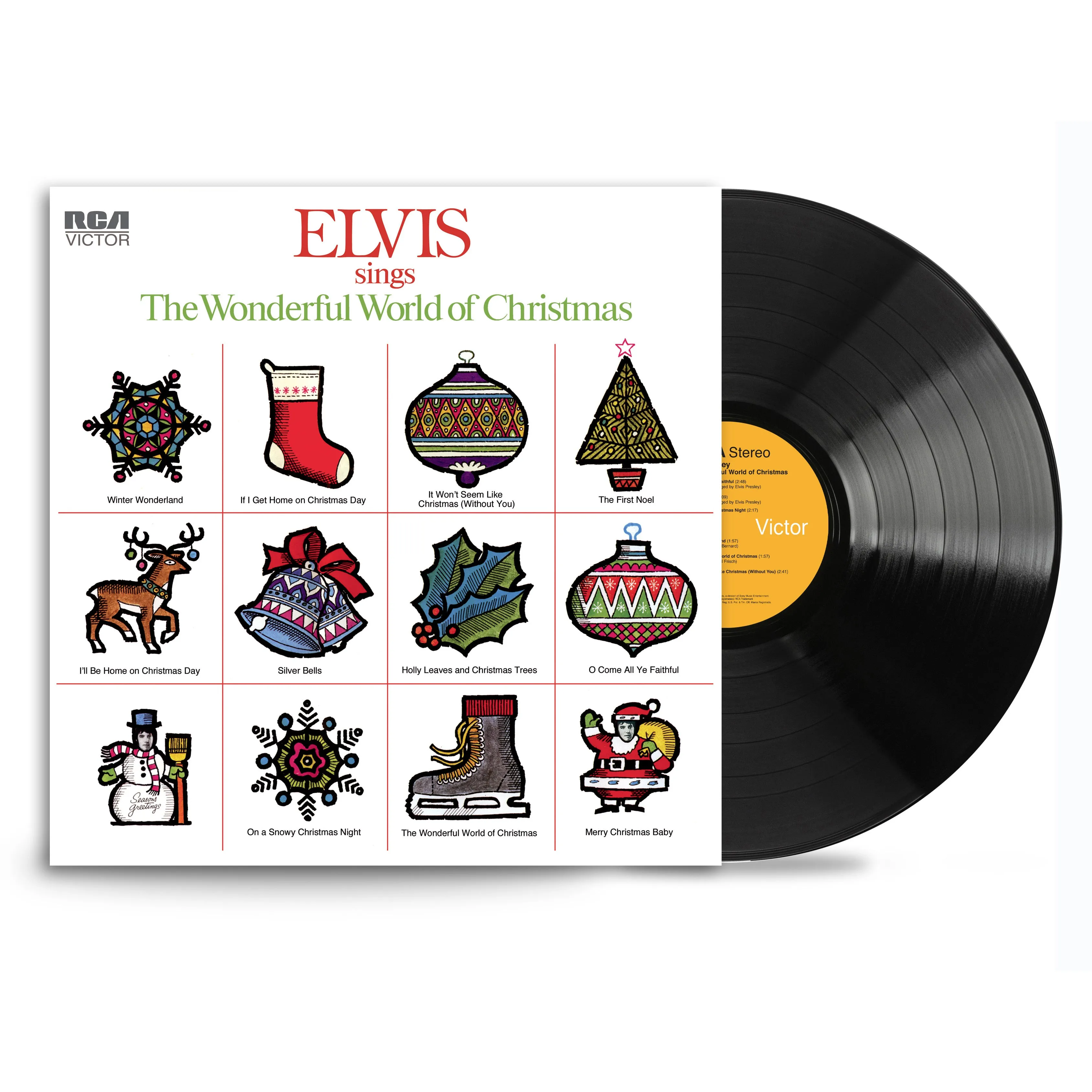 Elvis Sings The Wonderful World Of Christmas LP