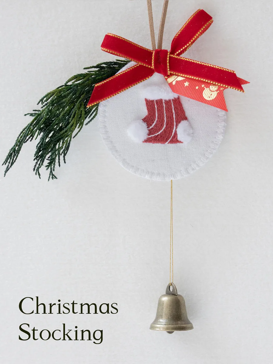 Handmade Christmas Ornament Series,Unique Holiday Decorations with Santa