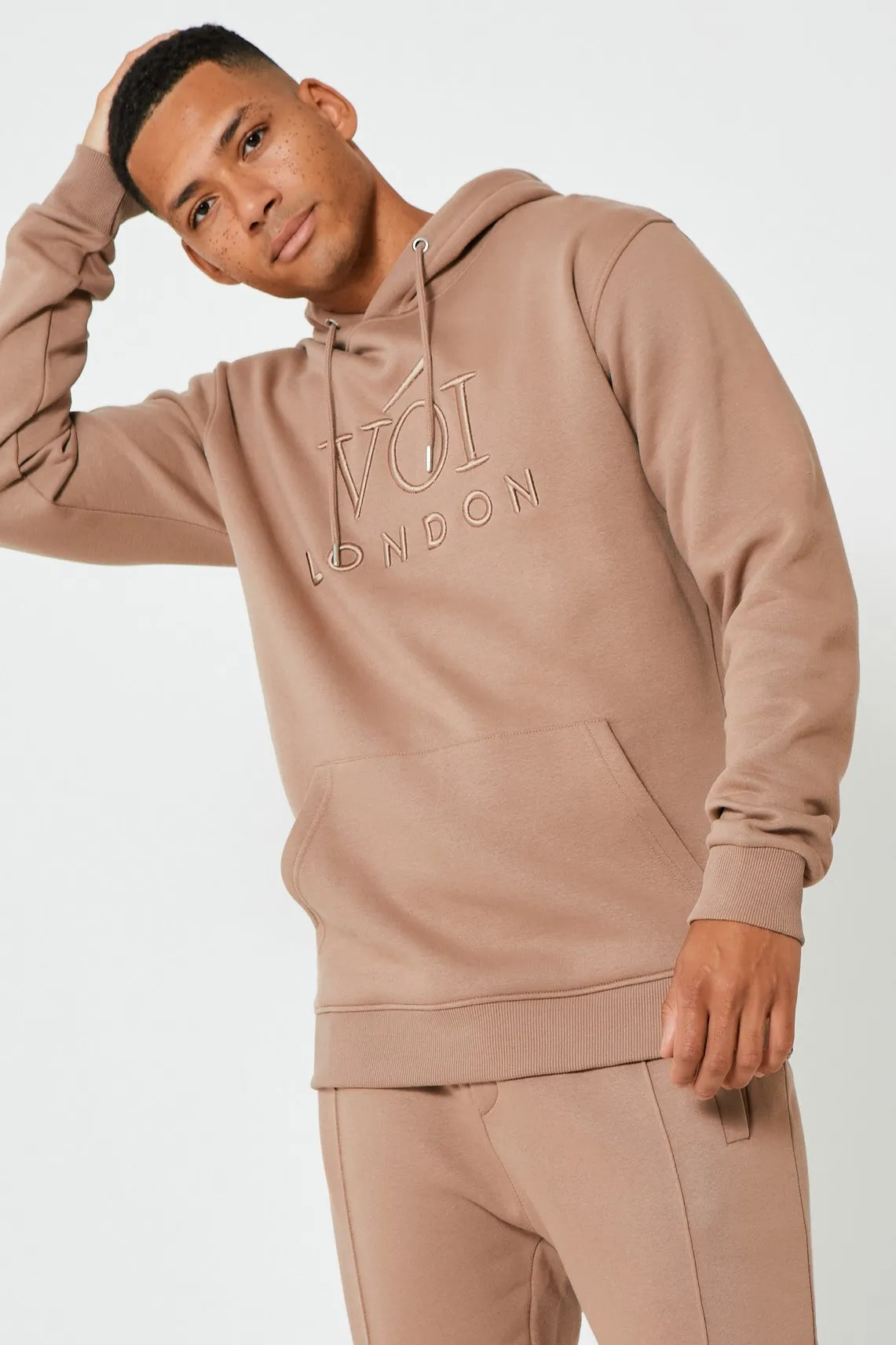 Holloway Road Fleece Tracksuit - Brown