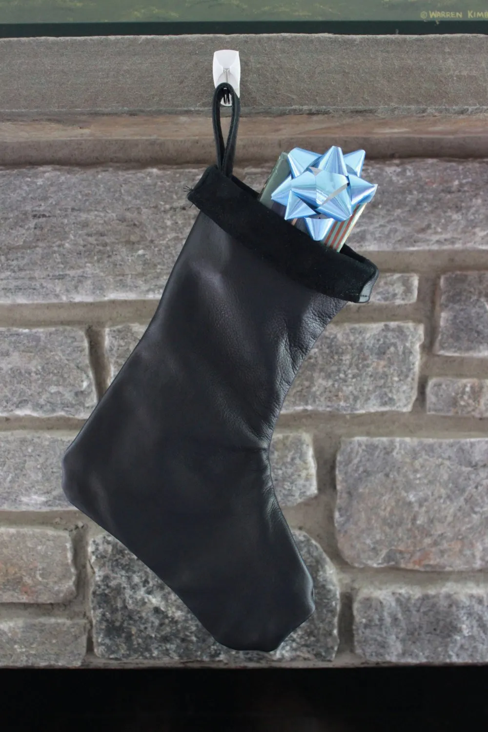 Leather Christmas Stockings