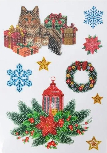 "Christmas" Crystal Art Wall Stickers