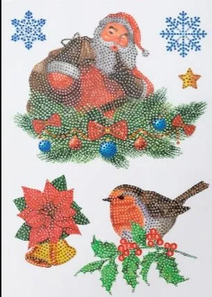 "Christmas" Crystal Art Wall Stickers