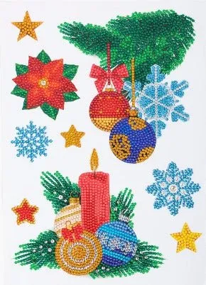 "Christmas" Crystal Art Wall Stickers