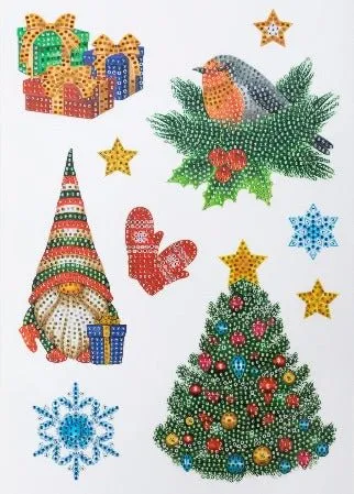 "Christmas" Crystal Art Wall Stickers