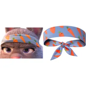 Zootopia  Bonnie Hopps Cosplay Headband Scarf Costume Accessory Carnival Halloween Party Props